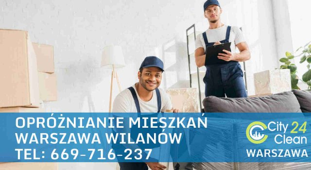 Opróżnianie mieszkań Warszawa Wilanów