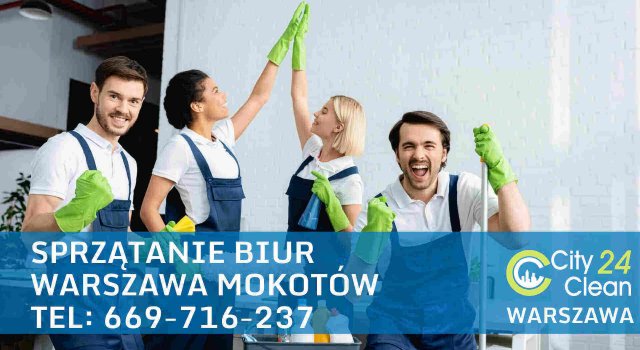 Sprząnie Biur Warszawa Mokotów CityClean24