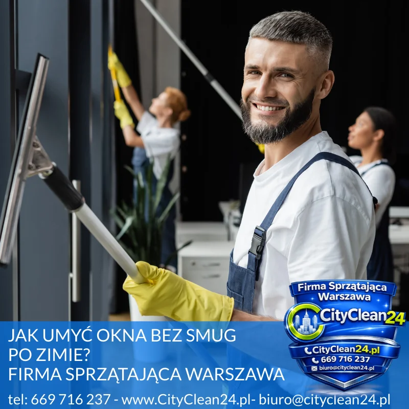 jak umyć okna bez smug po zimie