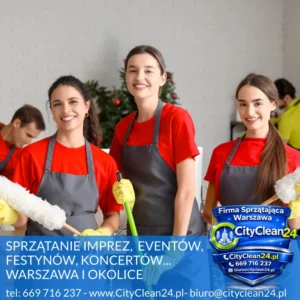 sprzątanie imprez warszawa