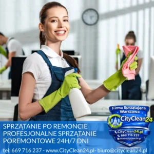sprzątanie po remoncie