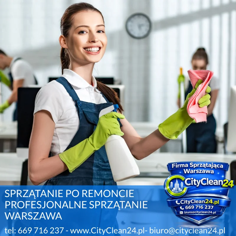 sprzątanie po remoncie warszawa