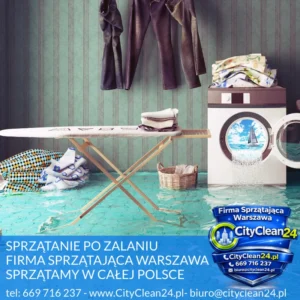sprzątanie po zalaniu