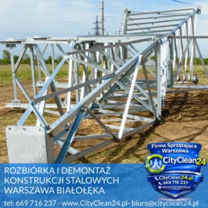 Rozbiórka i demontaż konstrukcji stalowych Warszawa Białołęka
