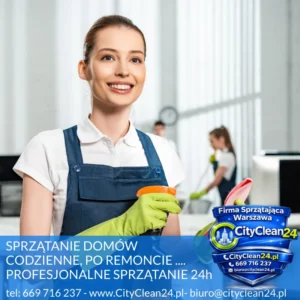 sprzątanie domów 24h/7 dni
