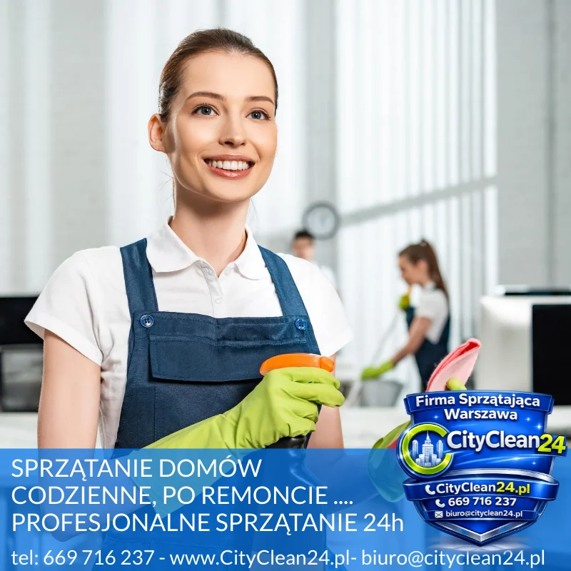 sprzątanie domów 24h/7 dni