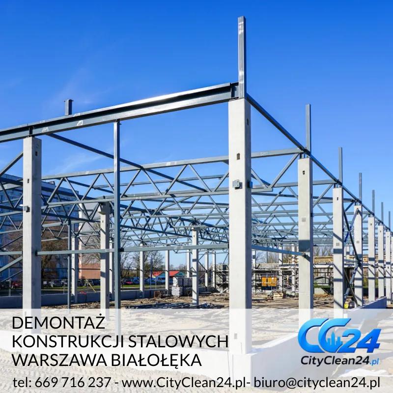 demontaż konstrukcji stalowych warszawa białołęka