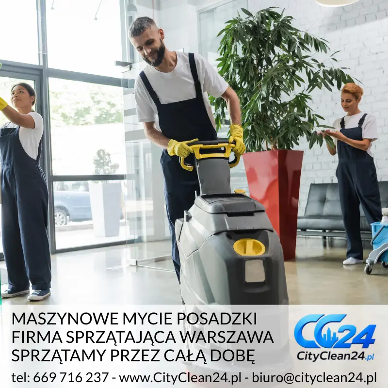 maszynowe mycie posadzki
