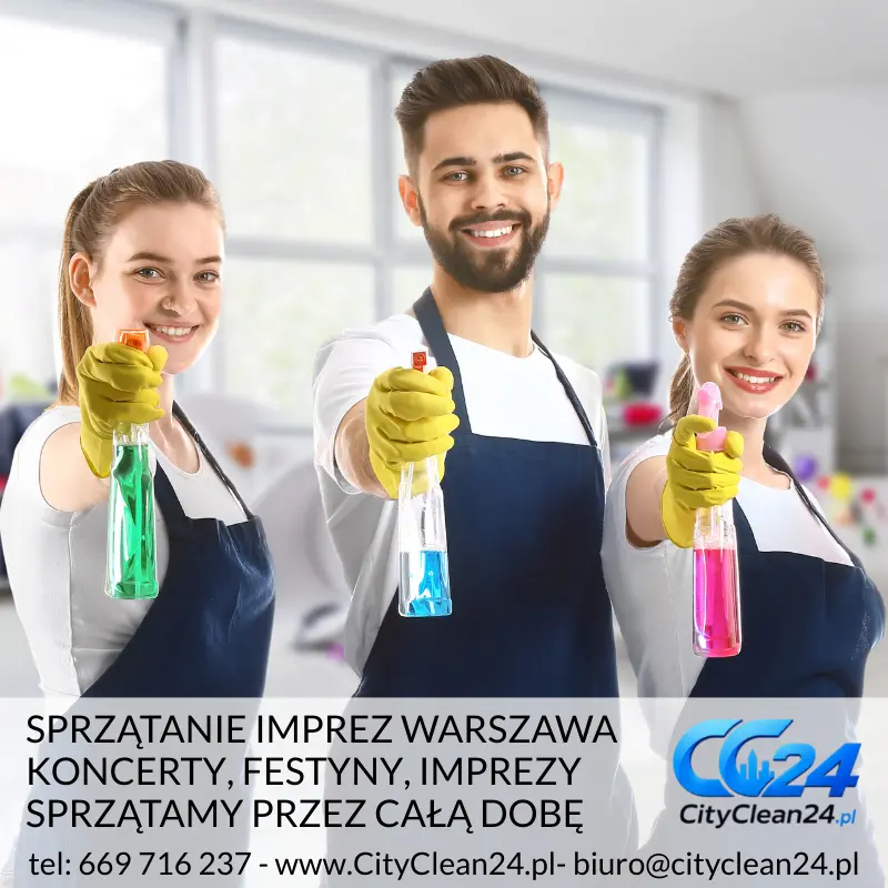 sprzątanie imprez warszawa