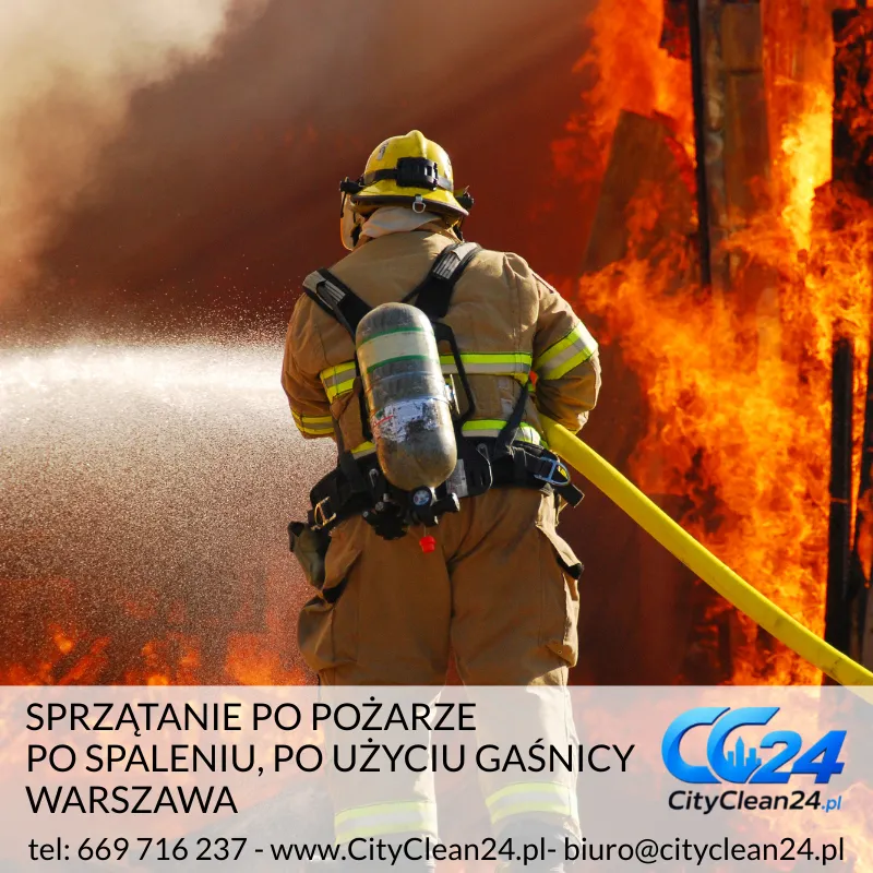 sprzątanie po pożarze warszawa