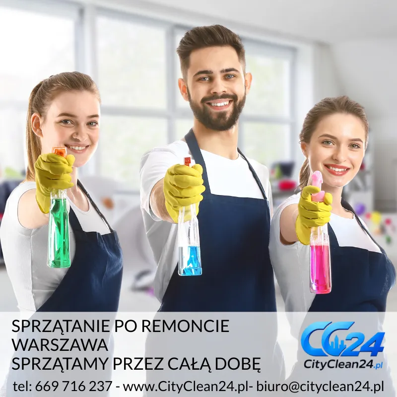 sprzątanie po remoncie warszawa