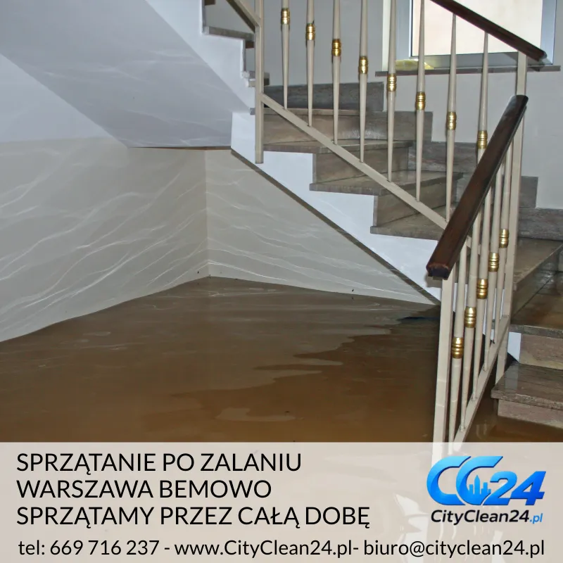 sprzątanie po zalaniu warszawa bemowo