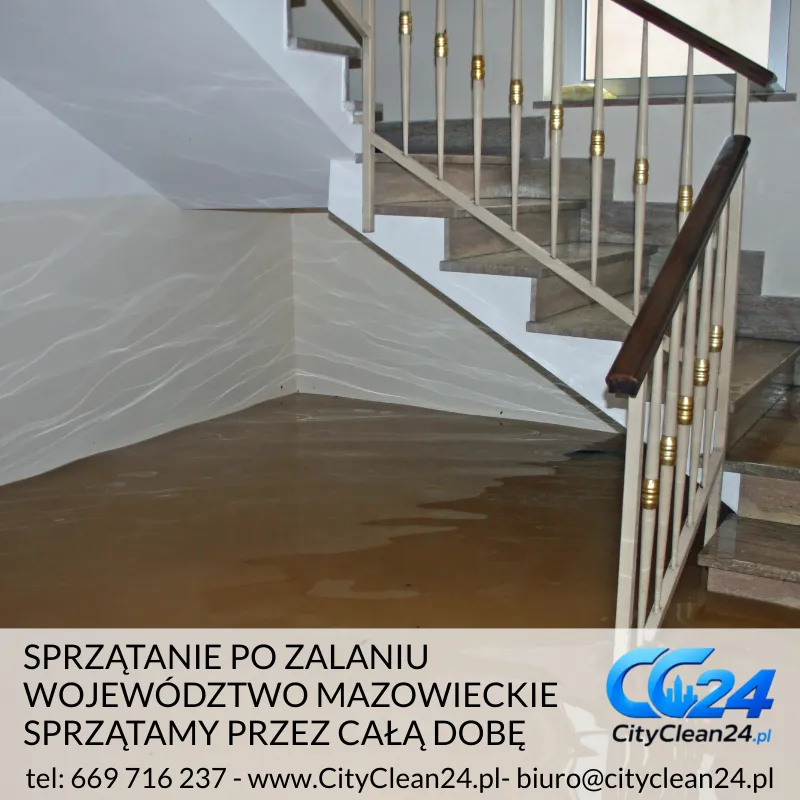 sprzątanie po zalaniu województwo mazowieckie