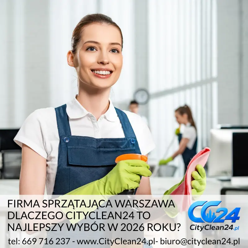 Firma sprzątająca Warszawa - dlaczego CityClean24 to najlepszy wybór 2026 roku?